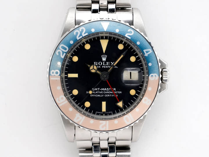 Rolex GMT-Master Ref. 1675 Stainless Steel Black Dial Jubilee Bracelet Used xpojh4zb