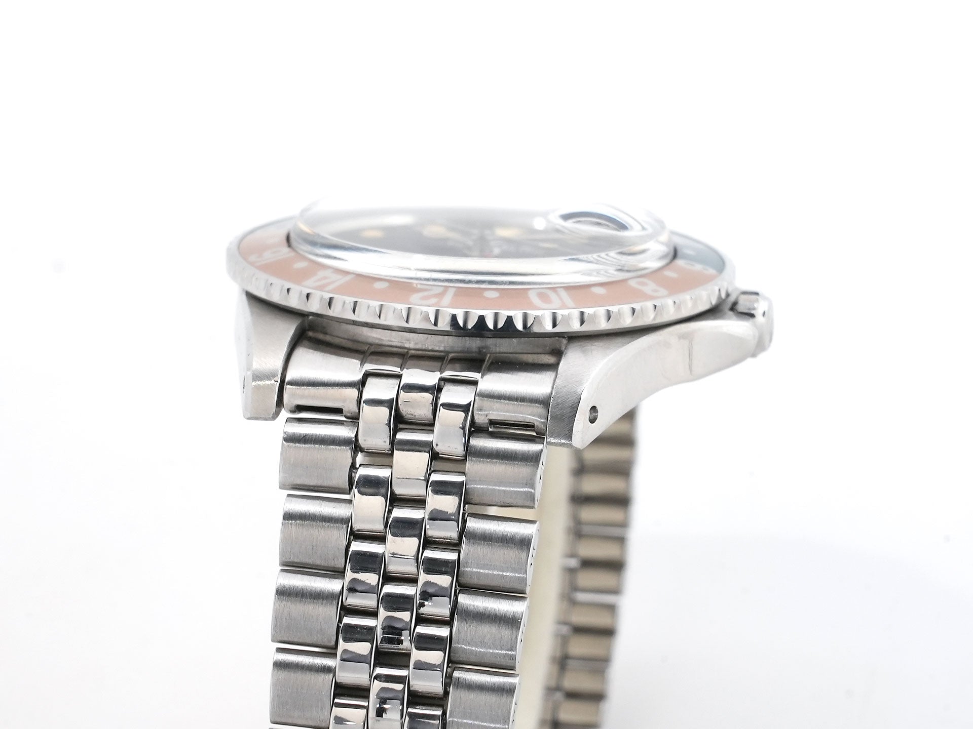 Rolex GMT-Master Ref. 1675 Stainless Steel Black Dial Jubilee Bracelet Used xpojh4zb