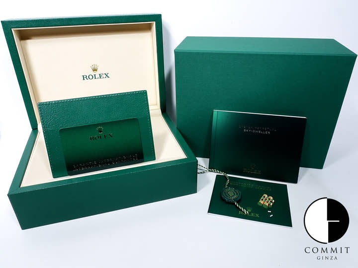 Rolex Sky-Dweller Ref. 336938 Yellow Gold Green Dial Jubilee Bracelet Unused jyvqo6zd
