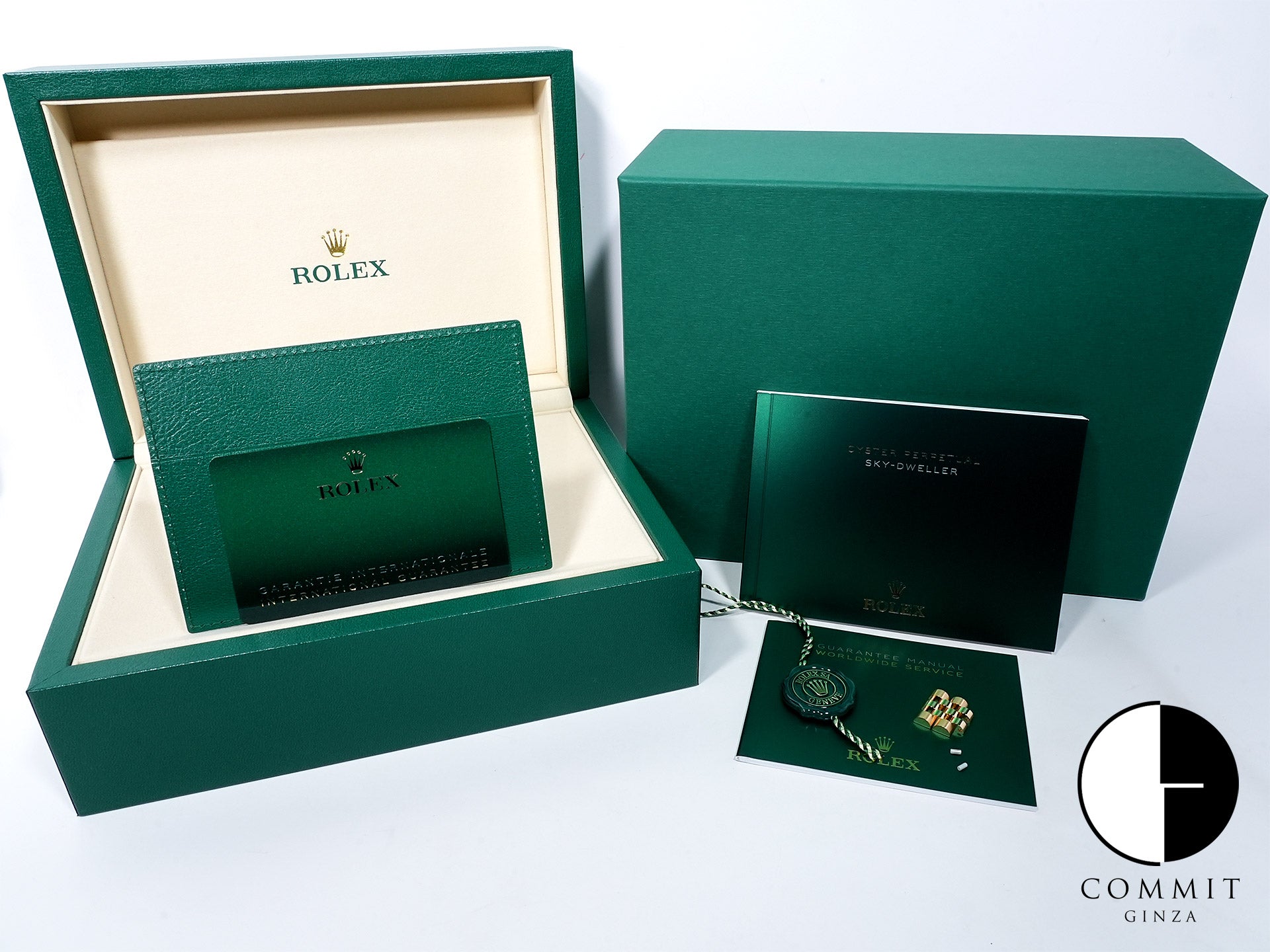 Rolex Sky-Dweller Ref. 336938 Yellow Gold Green Dial Jubilee Bracelet Unused jyvqo6zd