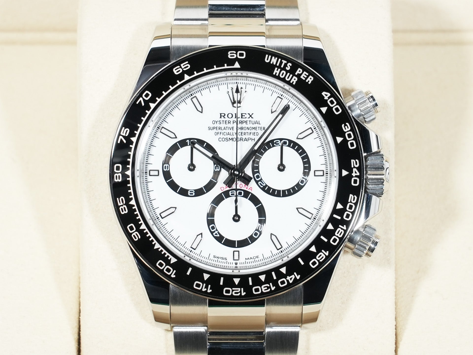 ロレックス デイトナ Ref.126500LN ステンレススチール ホワイト文字盤 美中古 na8t7899