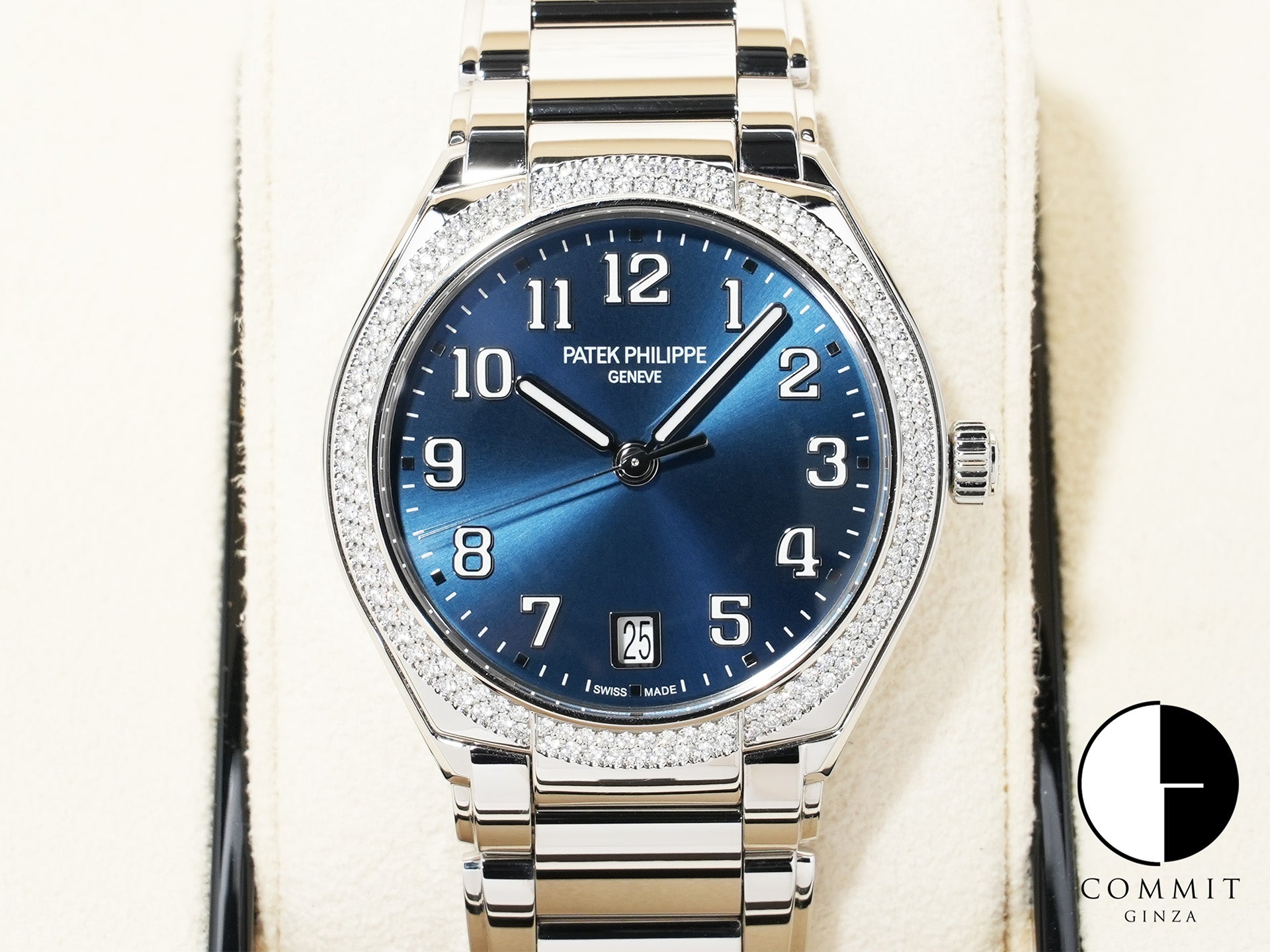 パテックフィリップ Twenty-4 Ref.7300/1200A-001 ステンレススチール ブルーソレイユ文字盤 中古 2wggsc2p