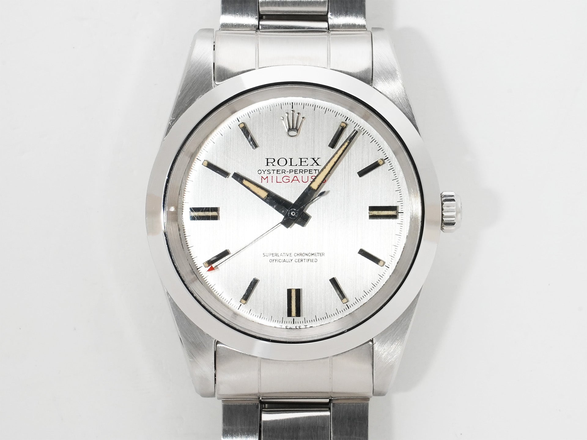 ロレックス ミルガウス Ref.1019 ステンレススチール シルバー文字盤 中古 on5h8vhu