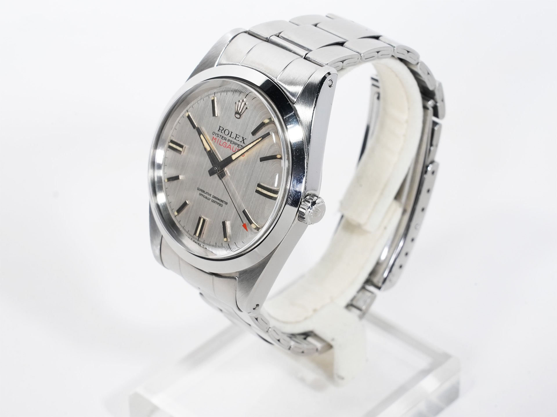 ロレックス ミルガウス Ref.1019 ステンレススチール シルバー文字盤 中古 on5h8vhu