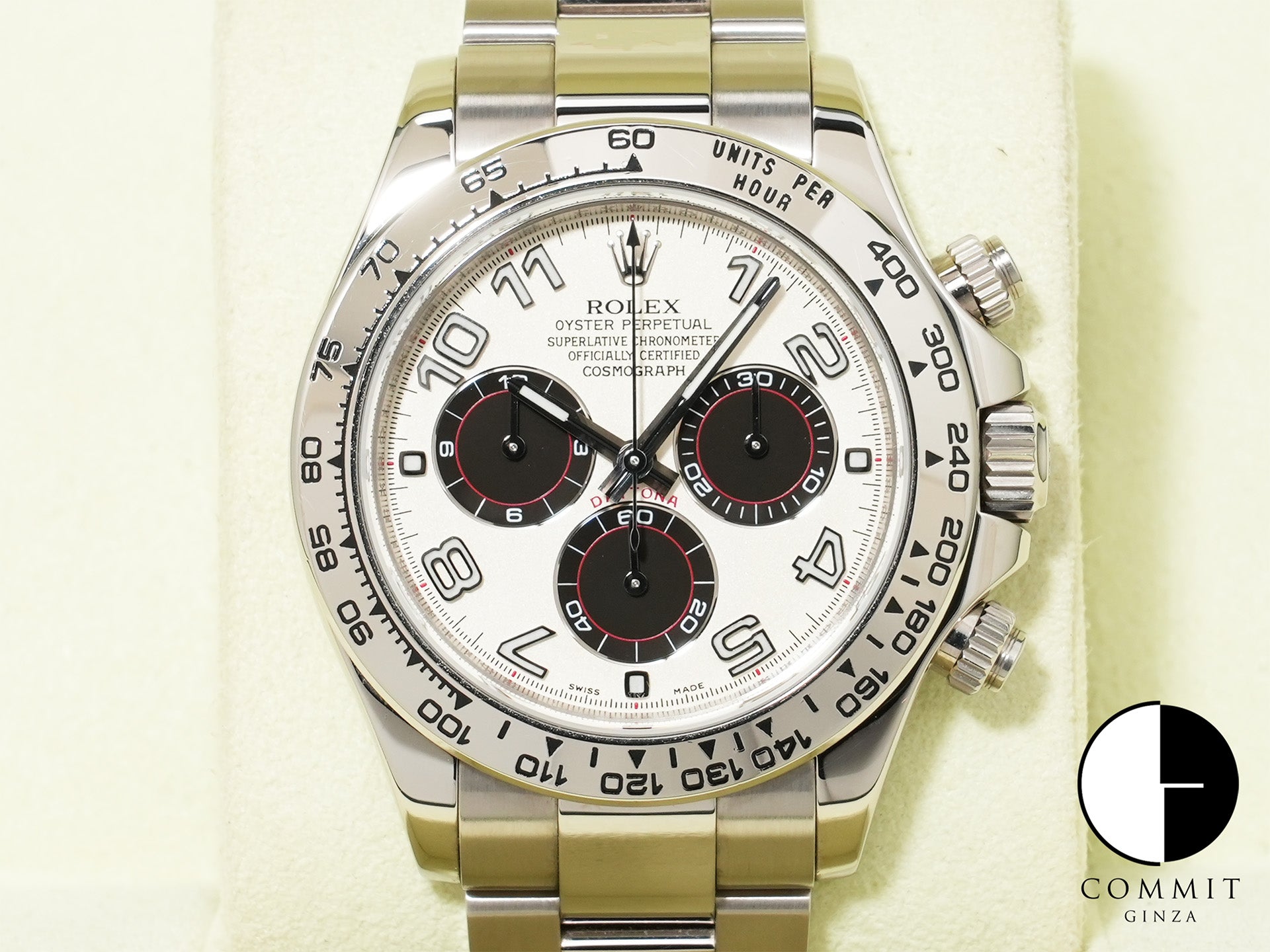 ロレックス デイトナ Ref.116509 ホワイトゴールド ホワイトアラビア文字盤 中古 3xzqqrce