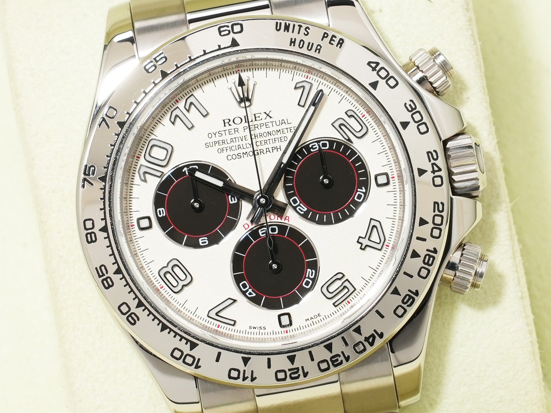ロレックス デイトナ Ref.116509 ホワイトゴールド ホワイトアラビア文字盤 中古 3xzqqrce