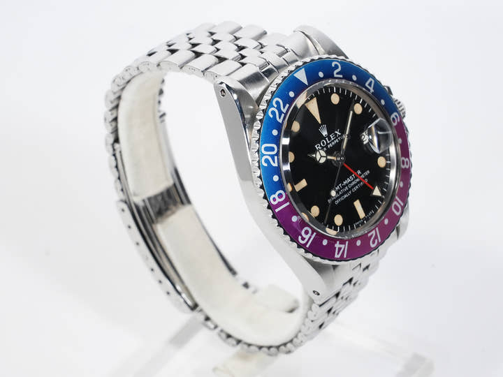 ロレックス GMTマスター Ref.1675 ステンレススチール ブラック文字盤 ジュビリーブレスレット 中古 2irdigjf