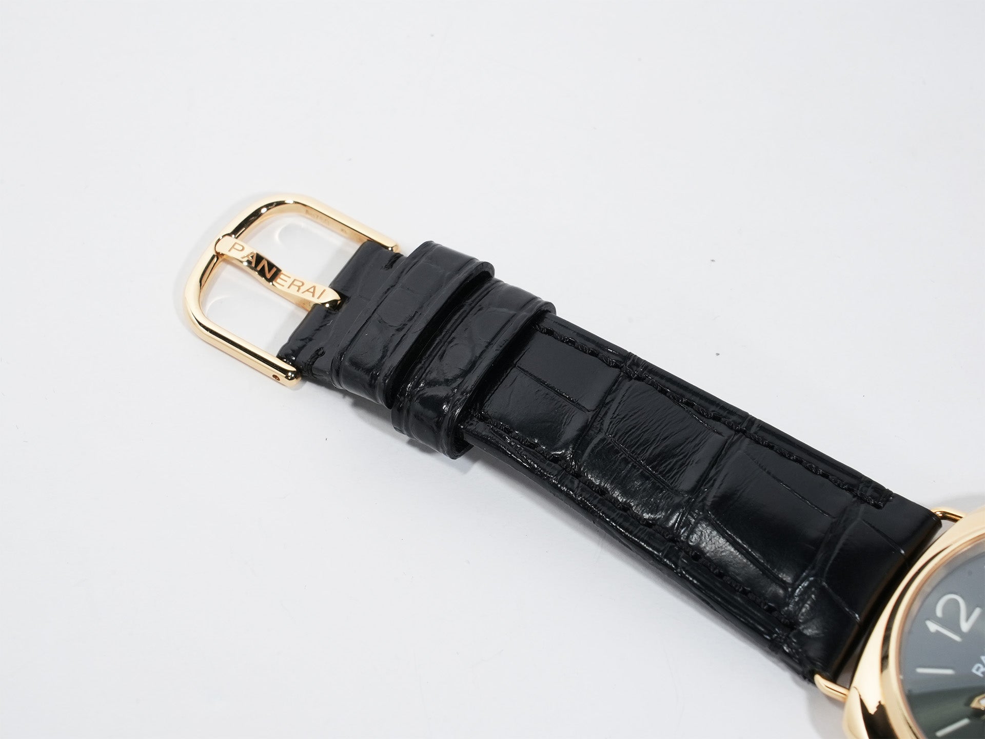 パネライ ラジオミール クアランタ イエローゴールド Ref.PAM01437 イエローゴールド グリーン文字盤 中古 2ibxy2aw