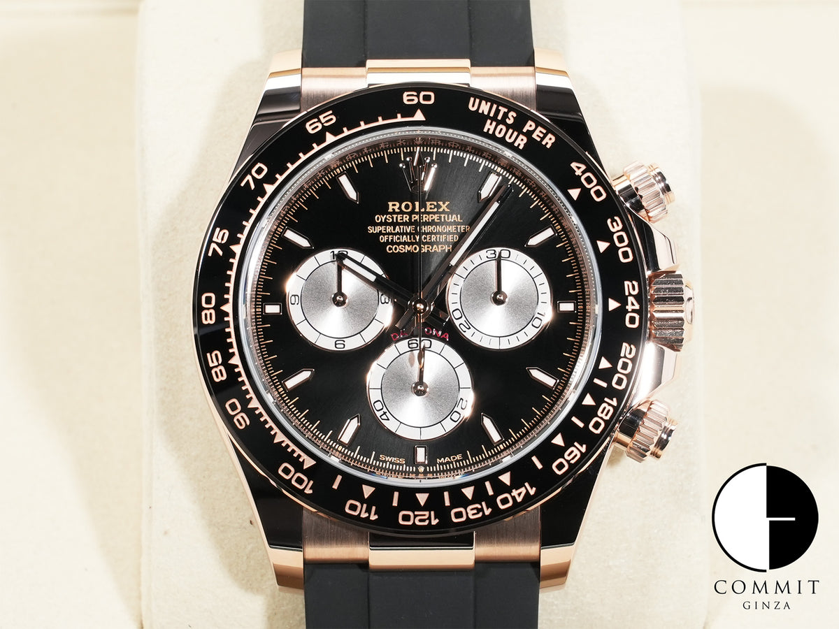Rolex Daytona Ref. 126515LN Everose Gold Bright Black x Sundust Dial Unused wnjqn9yp