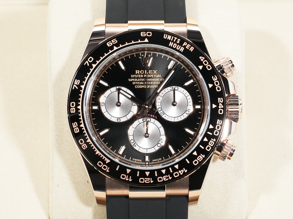 Rolex Daytona Ref. 126515LN Everose Gold Bright Black x Sundust Dial Unused wnjqn9yp