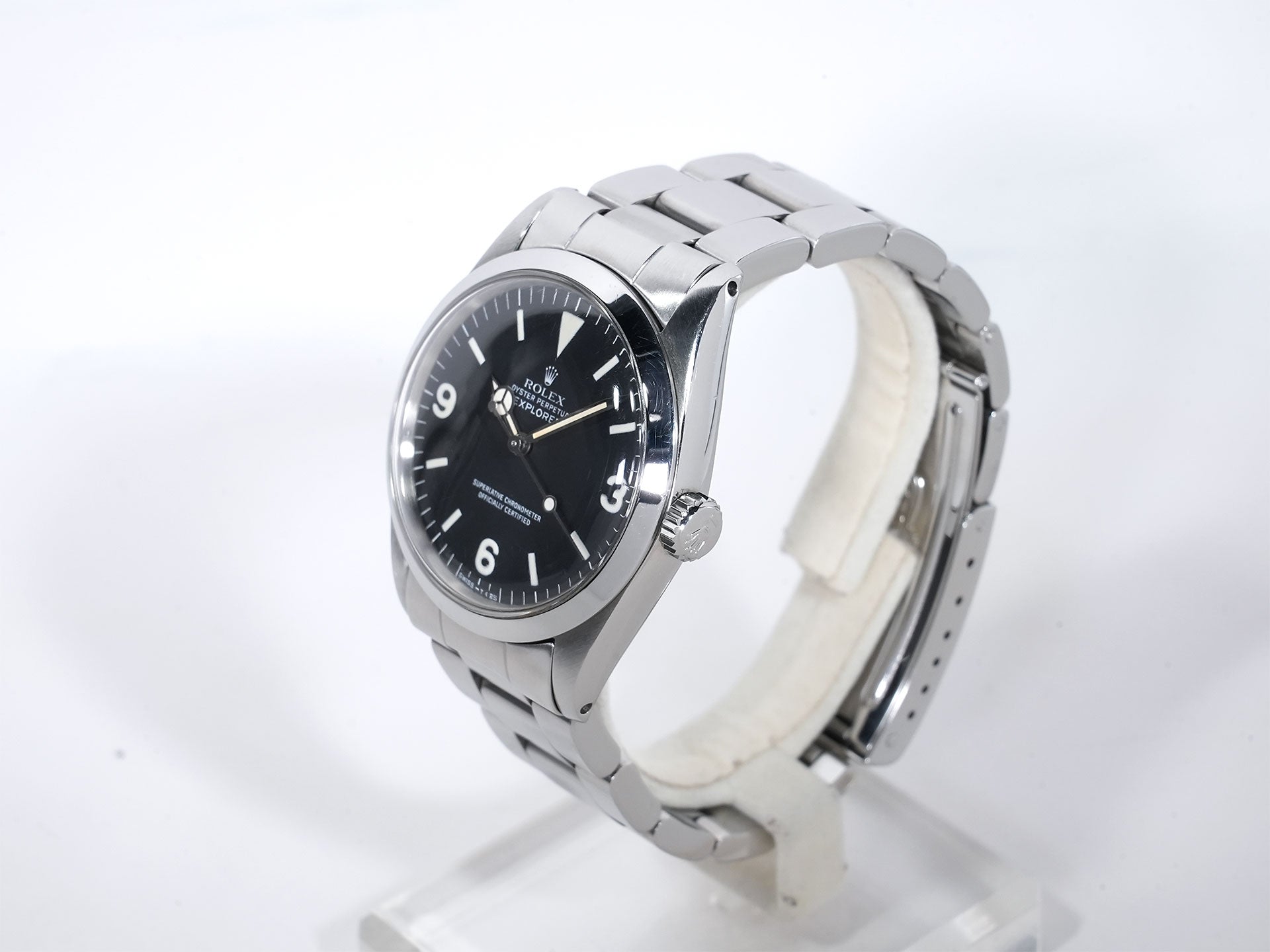ロレックス エクスプローラーI Ref.1016 ステンレススチール ブラック文字盤 中古 esin7vtb