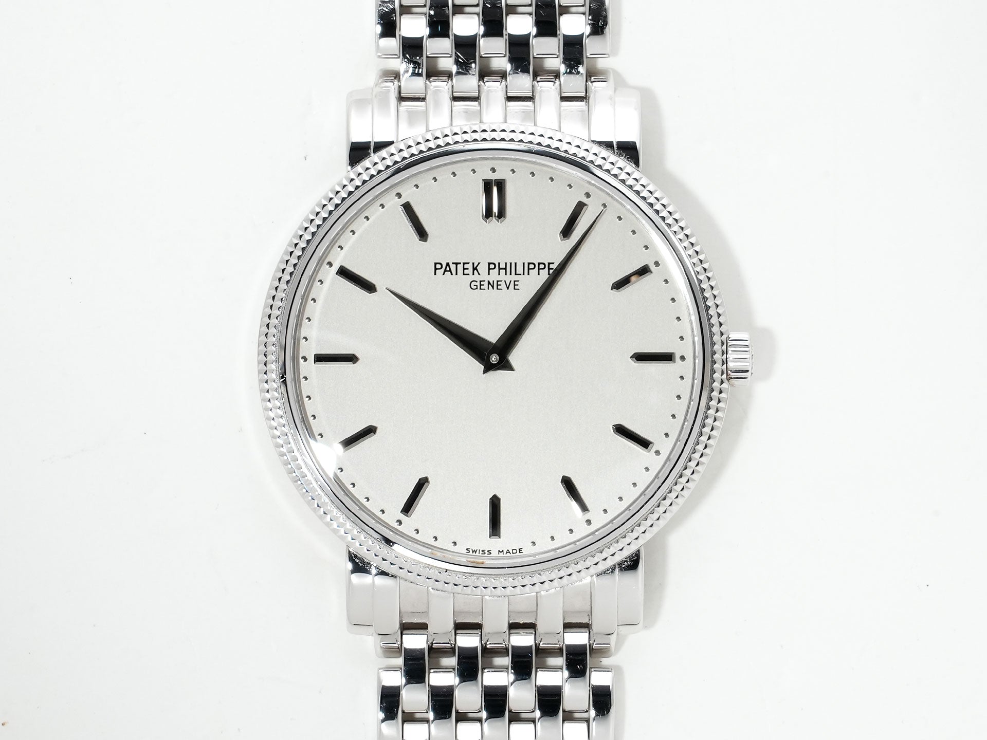 パテックフィリップ カラトラバ Ref.5120/1G-001 ホワイトゴールド シルバー文字盤 中古 4kjjzys5