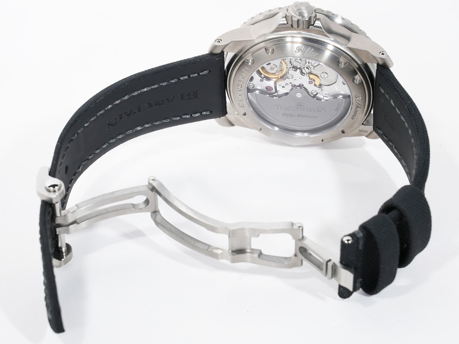 Blancpain Fifty Fathoms Ref. 5015 12B30 B52B Titanium Black Dial Excellent Condition zuhjcg38