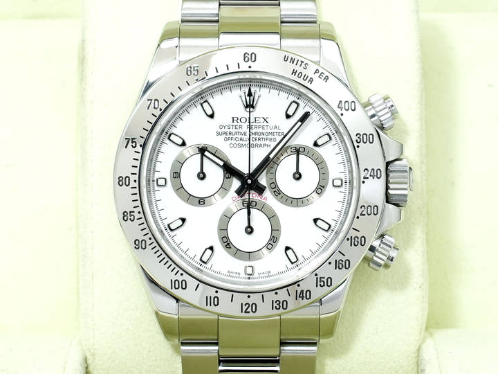 ロレックス デイトナ Ref.116520 ステンレススチール ホワイト文字盤 美品 hh4z4ino