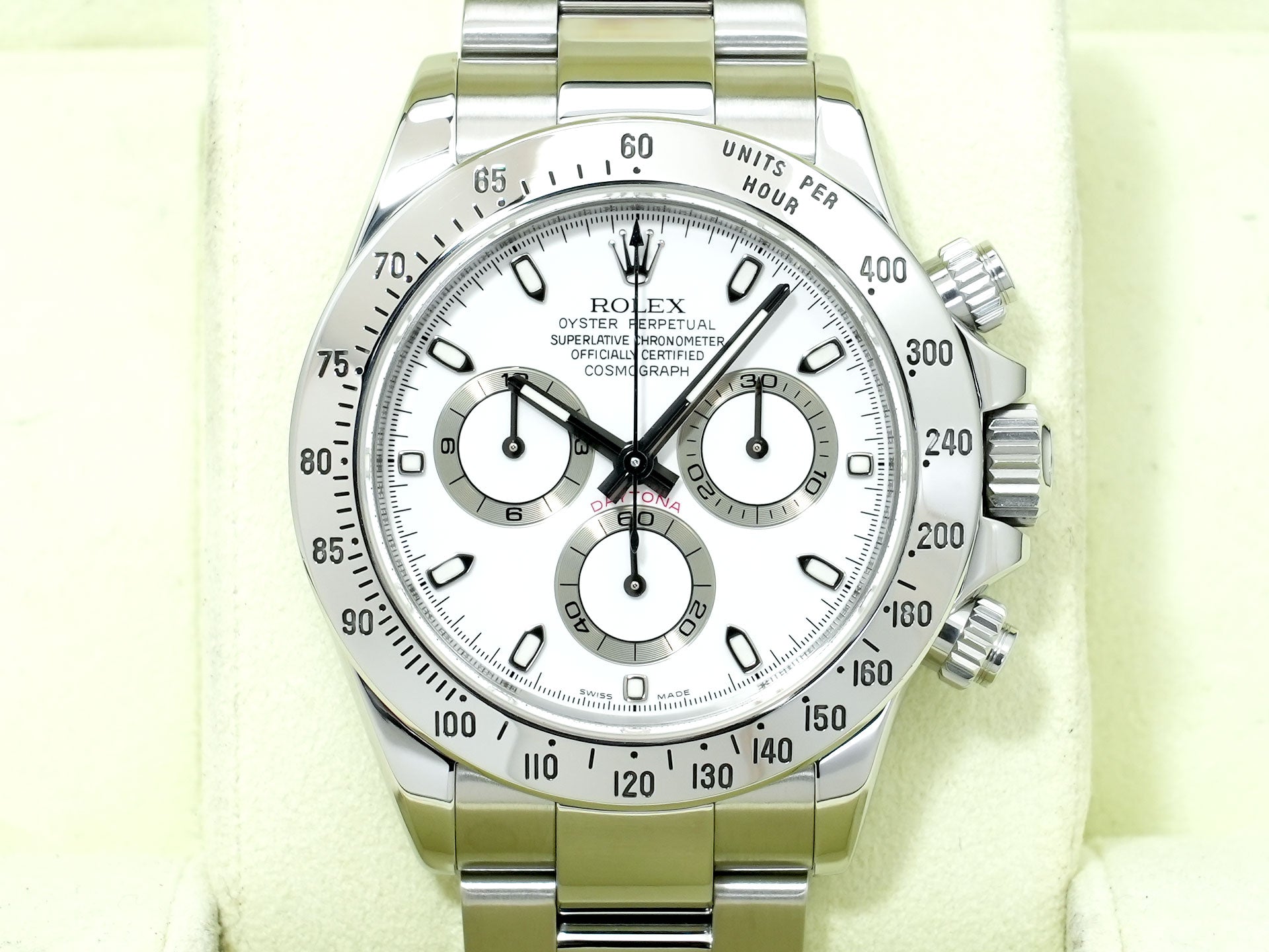ロレックス デイトナ Ref.116520 ステンレススチール ホワイト文字盤 美品 hh4z4ino