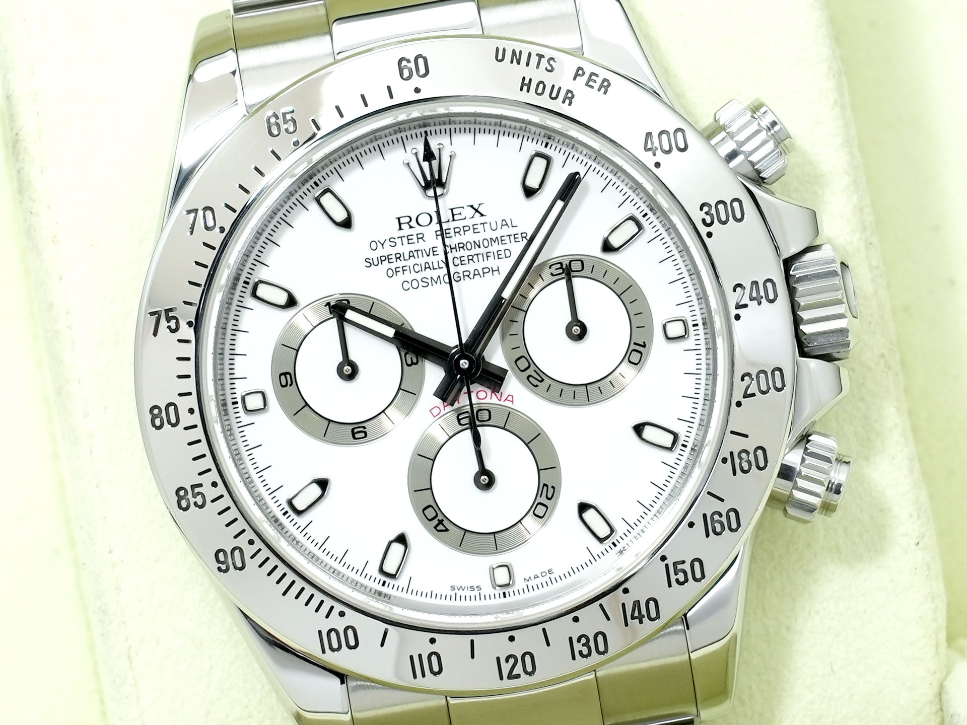 ロレックス デイトナ Ref.116520 ステンレススチール ホワイト文字盤 美品 hh4z4ino