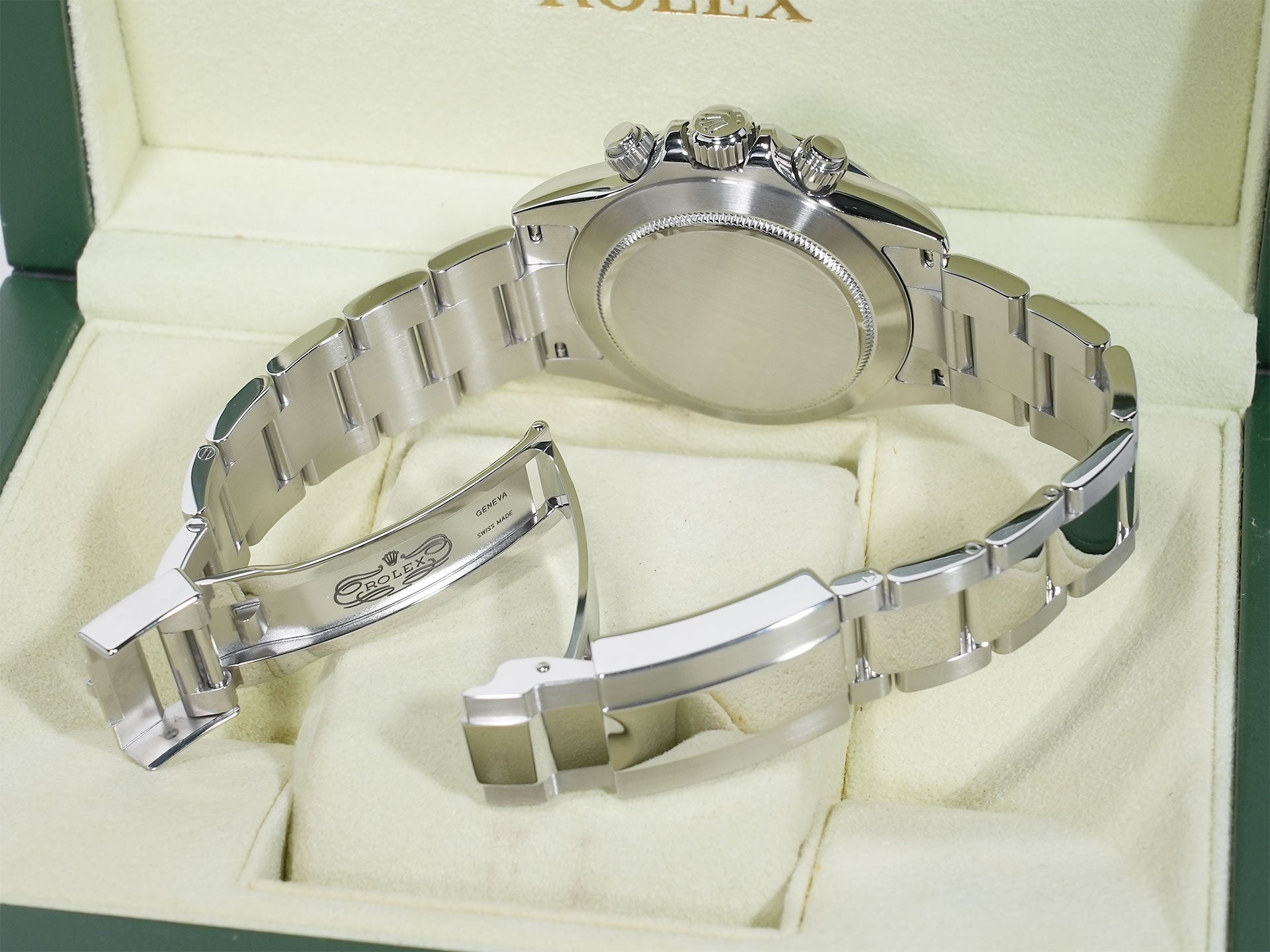 ロレックス デイトナ Ref.116520 ステンレススチール ブラック文字盤 美品 baq75rb2