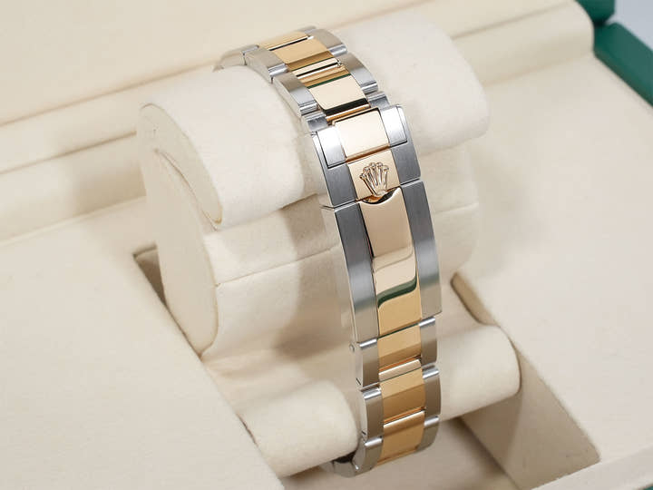 ROLEX Explorer 36 Ref. 124273 Stainless Steel/Yellow Gold Black Dial Oyster Bracelet Excellent Condition 6or936z4
