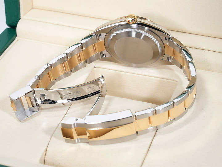 ROLEX Explorer 36 Ref. 124273 Stainless Steel/Yellow Gold Black Dial Oyster Bracelet Excellent Condition 6or936z4