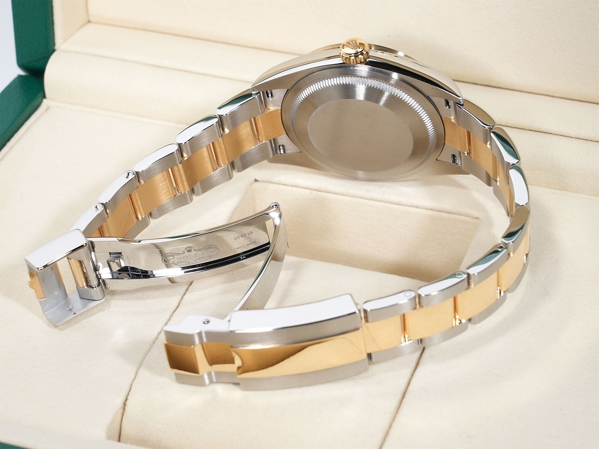 ROLEX Explorer 36 Ref. 124273 Stainless Steel/Yellow Gold Black Dial Oyster Bracelet Excellent Condition 6or936z4