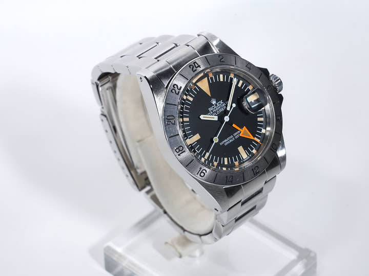 Rolex Explorer II Ref. 1655 Stainless Steel Black Dial Oyster Bracelet Excellent Used Condition ww6o6vn9