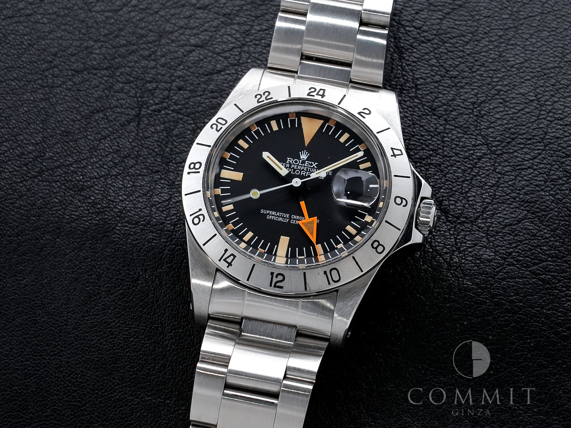 Rolex Explorer II Ref. 1655 Stainless Steel Black Dial Oyster Bracelet Excellent Used Condition ww6o6vn9