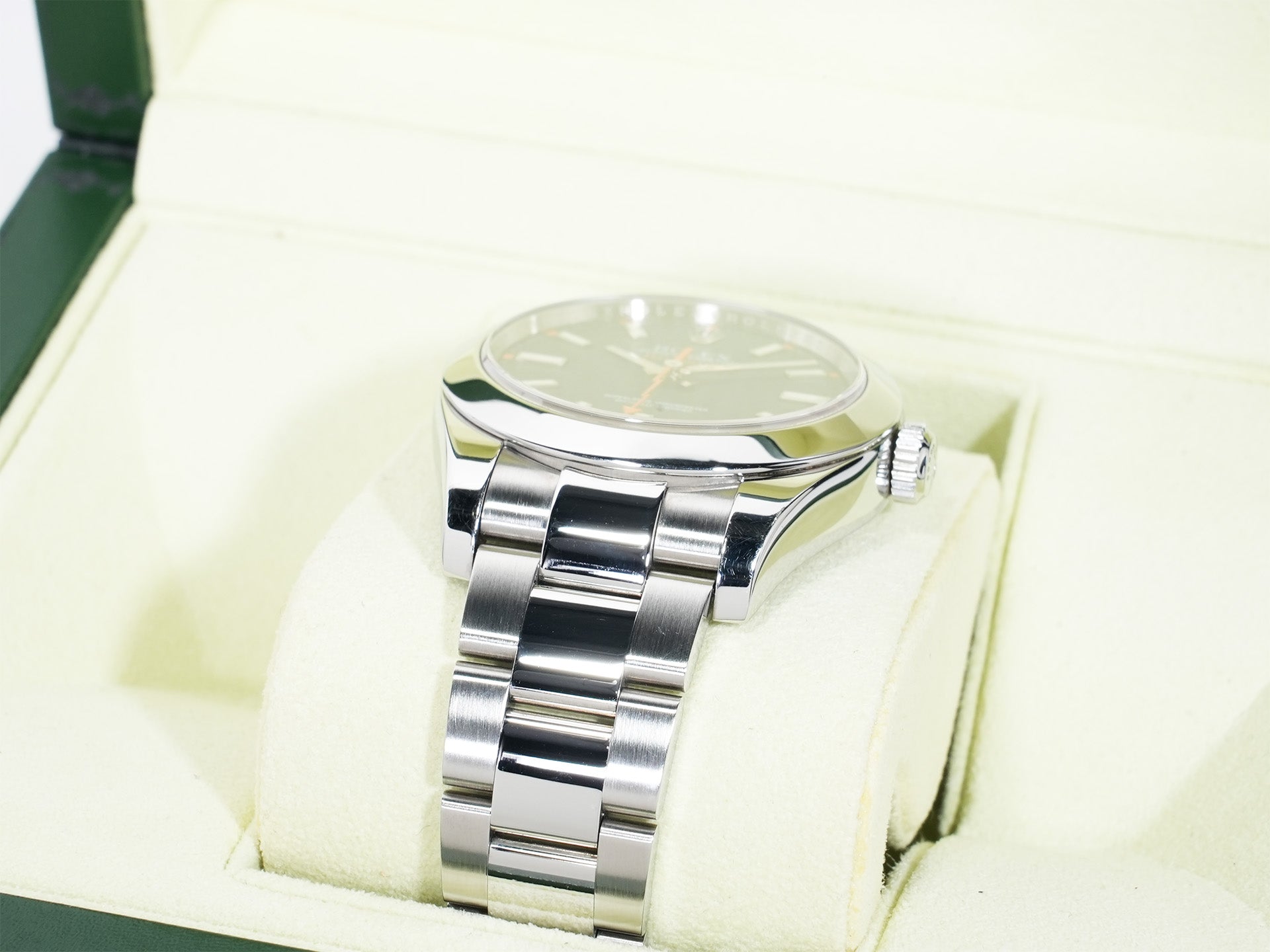 Rolex Milgauss Ref.116400 Stainless Steel Black Dial Used e6wsdpmy