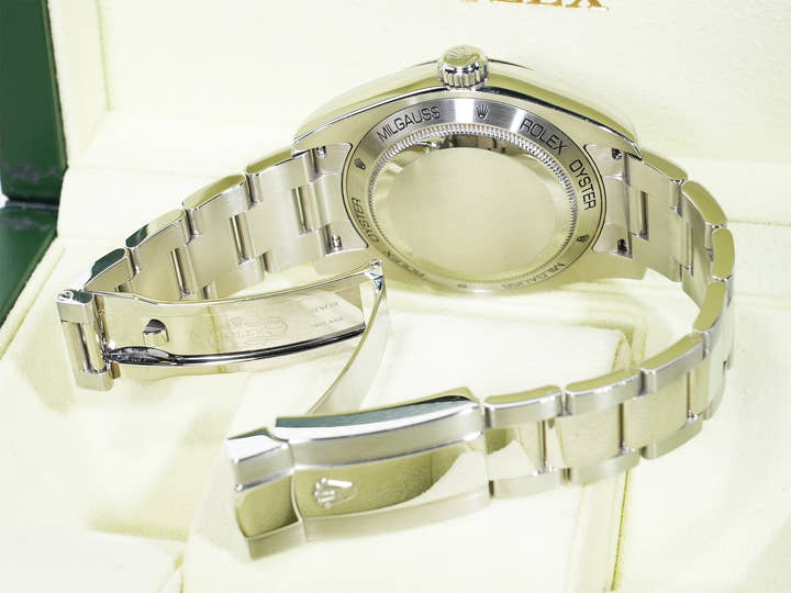 Rolex Milgauss Ref.116400 Stainless Steel Black Dial Used e6wsdpmy