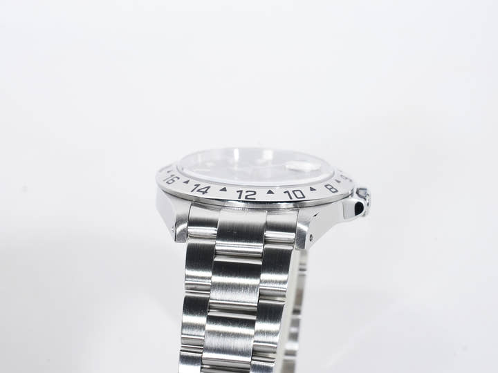 Rolex Explorer II Ref. 16570 Stainless Steel Black Dial Oyster Bracelet Used zx7ih7js