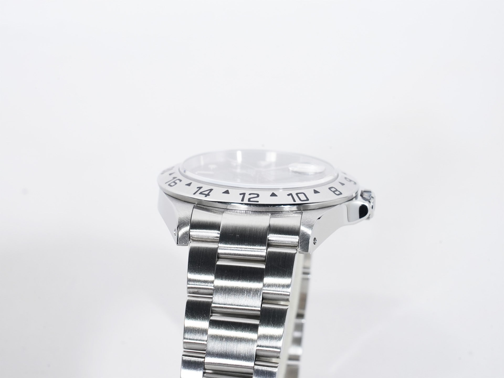 Rolex Explorer II Ref. 16570 Stainless Steel Black Dial Oyster Bracelet Used zx7ih7js
