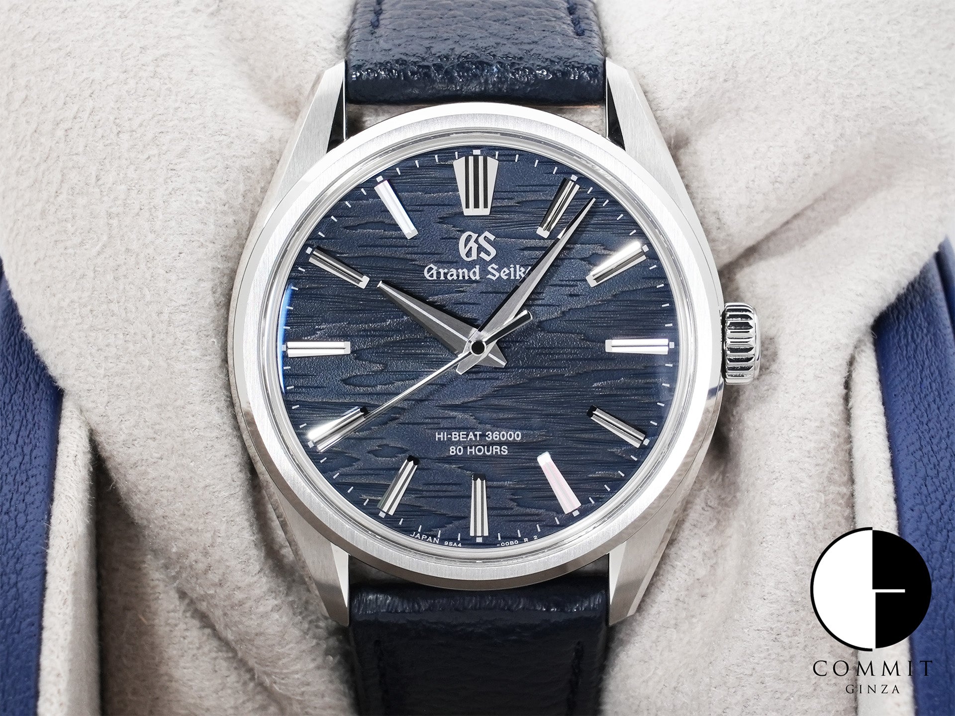 Grand Seiko Evolution 9 Collection Manual Winding Mechanical Hi-Beat 36000 Ref.SLGW007 Stainless Steel Blue Dial Pre-owned 2scrghrt