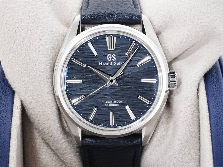 Grand Seiko Evolution 9 Collection Manual Winding Mechanical Hi-Beat 36000 Ref.SLGW007 Stainless Steel Blue Dial Pre-owned 2scrghrt