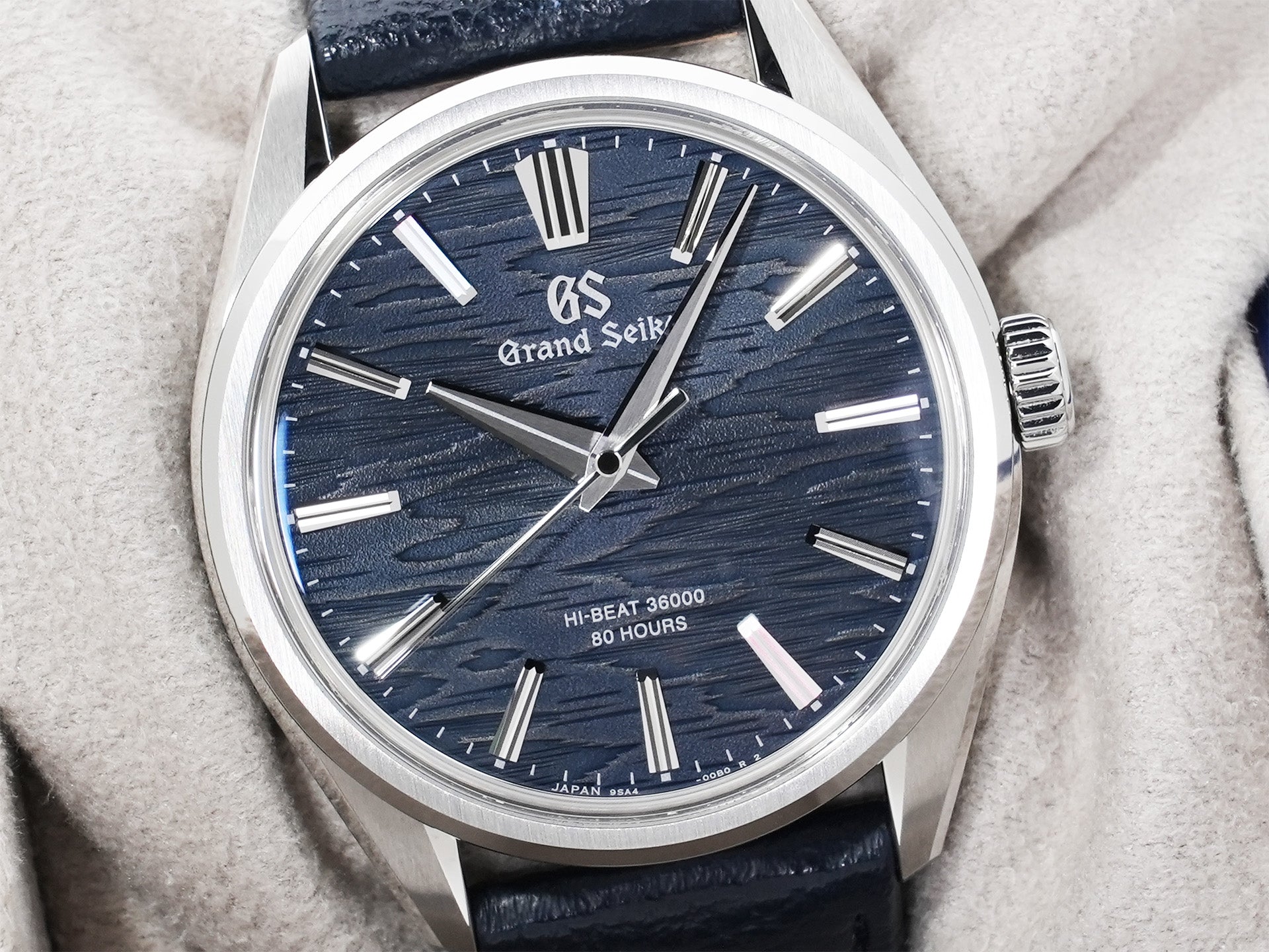 Grand Seiko Evolution 9 Collection Manual Winding Mechanical Hi-Beat 36000 Ref.SLGW007 Stainless Steel Blue Dial Pre-owned 2scrghrt