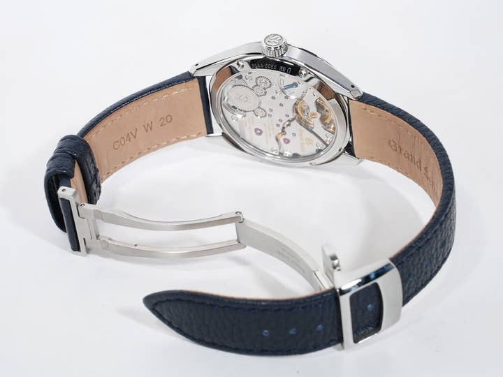 Grand Seiko Evolution 9 Collection Manual Winding Mechanical Hi-Beat 36000 Ref.SLGW007 Stainless Steel Blue Dial Pre-owned 2scrghrt