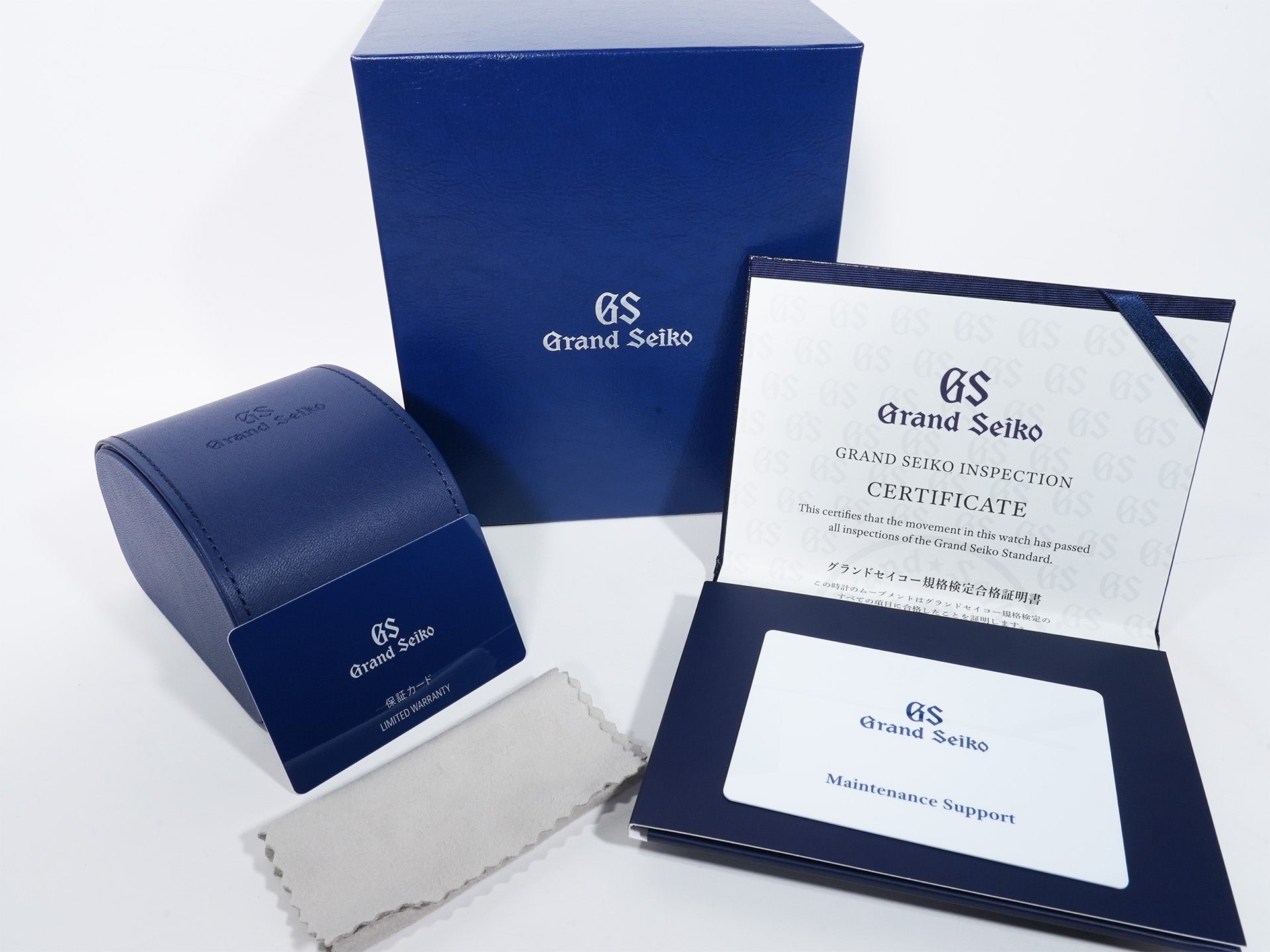 Grand Seiko Evolution 9 Collection Manual Winding Mechanical Hi-Beat 36000 Ref.SLGW007 Stainless Steel Blue Dial Pre-owned 2scrghrt