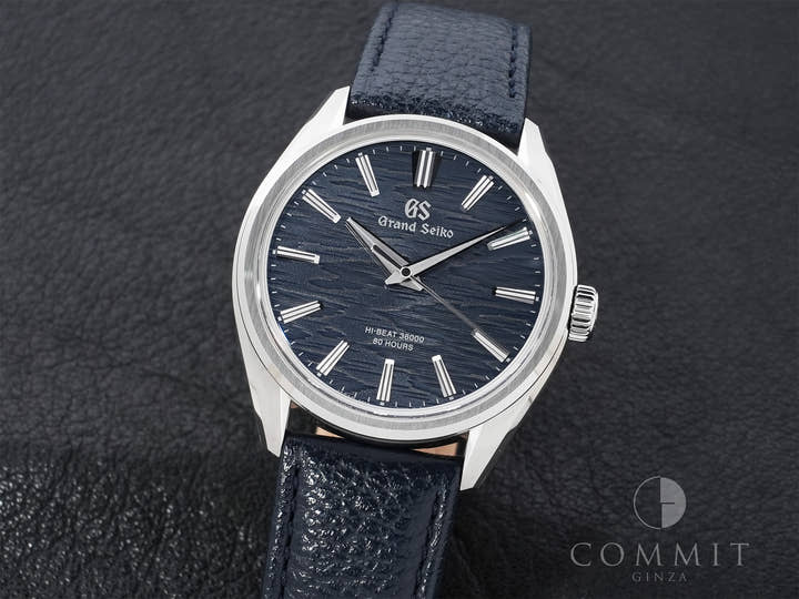 Grand Seiko Evolution 9 Collection Manual Winding Mechanical Hi-Beat 36000 Ref.SLGW007 Stainless Steel Blue Dial Pre-owned 2scrghrt