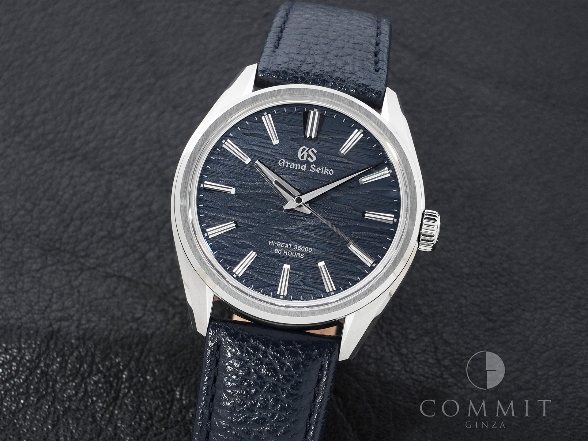Grand Seiko Evolution 9 Collection Manual Winding Mechanical Hi-Beat 36000 Ref.SLGW007 Stainless Steel Blue Dial Pre-owned 2scrghrt
