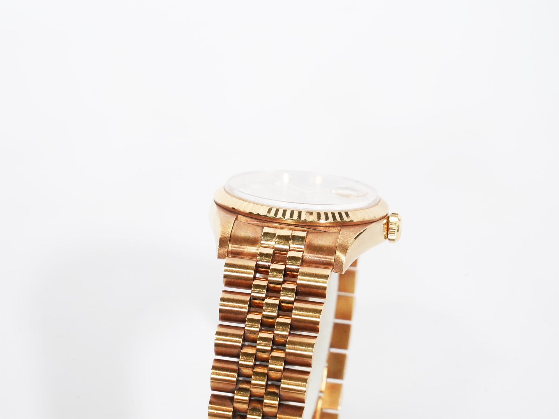 Rolex Datejust 36 Ref. 16238G Yellow Gold Champagne Gold x 10P Diamond Dial Jubilee Bracelet Used ruucyag7
