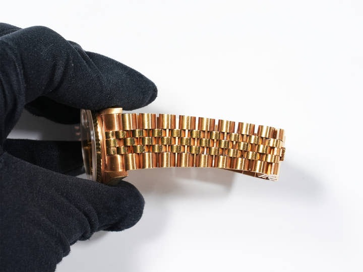 Rolex Datejust 36 Ref. 16238G Yellow Gold Champagne Gold x 10P Diamond Dial Jubilee Bracelet Used ruucyag7