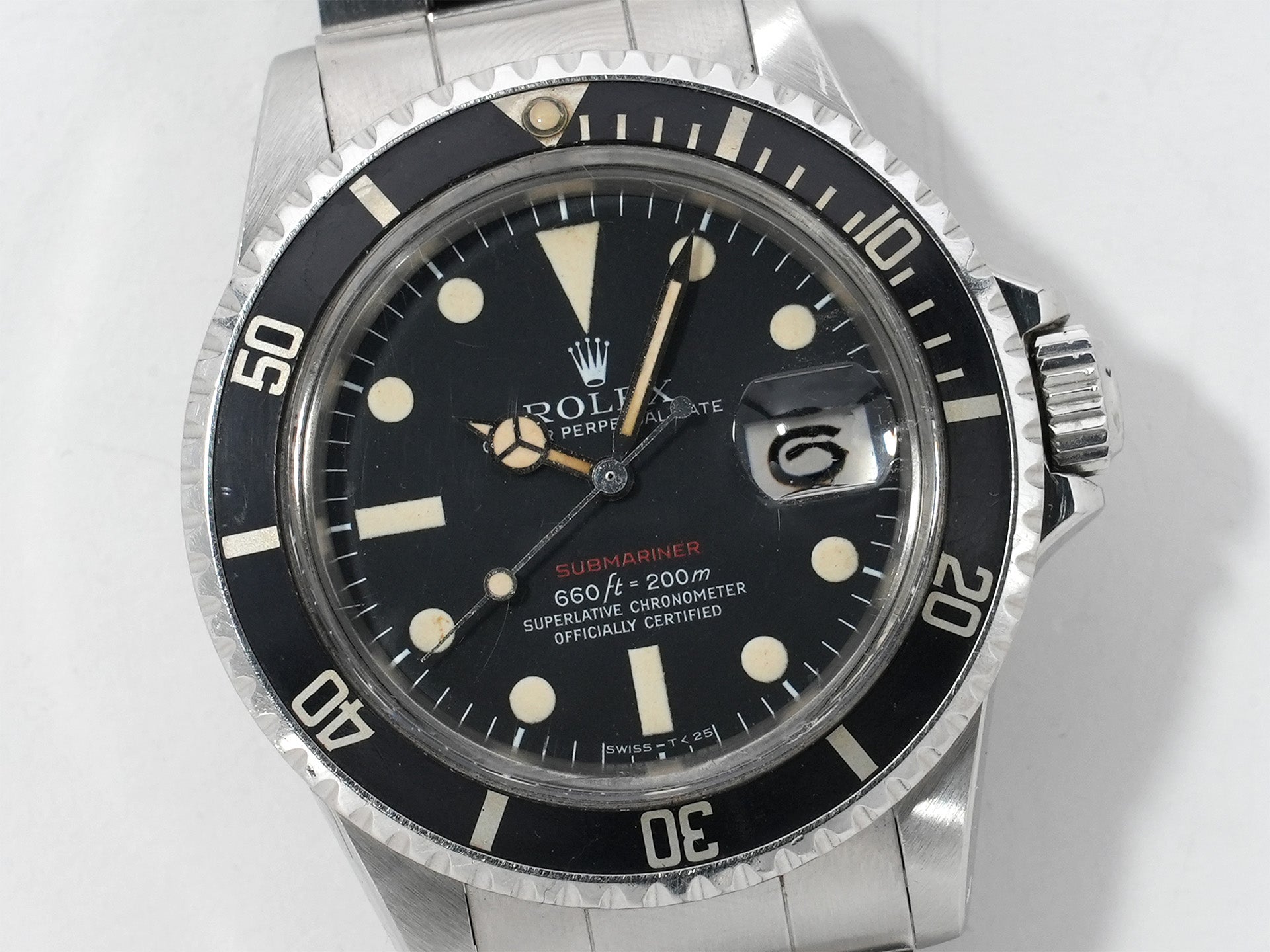 ロレックス サブマリーナー デイト Ref.1680 ステンレススチール ブラック文字盤 中古 muqs3kj3