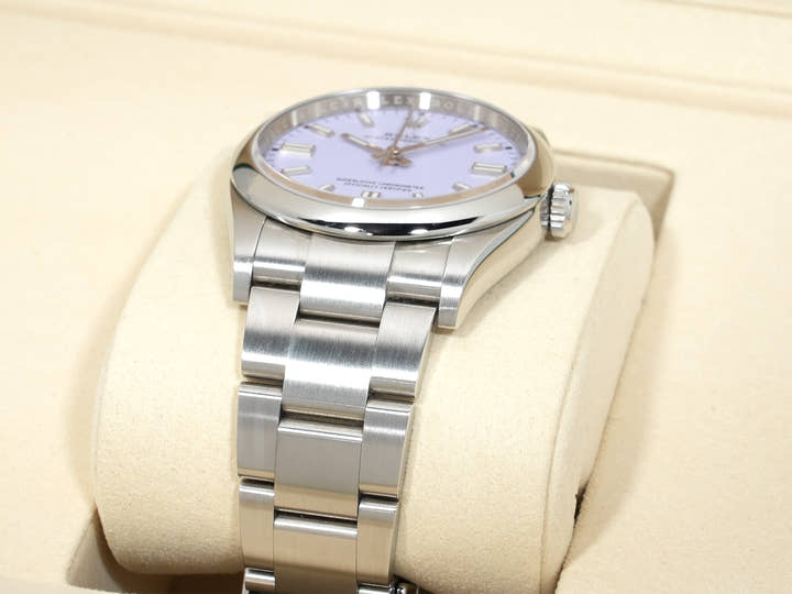 ロレックス オイスターパーペチュアル36 Ref.126000 ステンレススチール ラベンダー文字盤 美中古 uypayapo