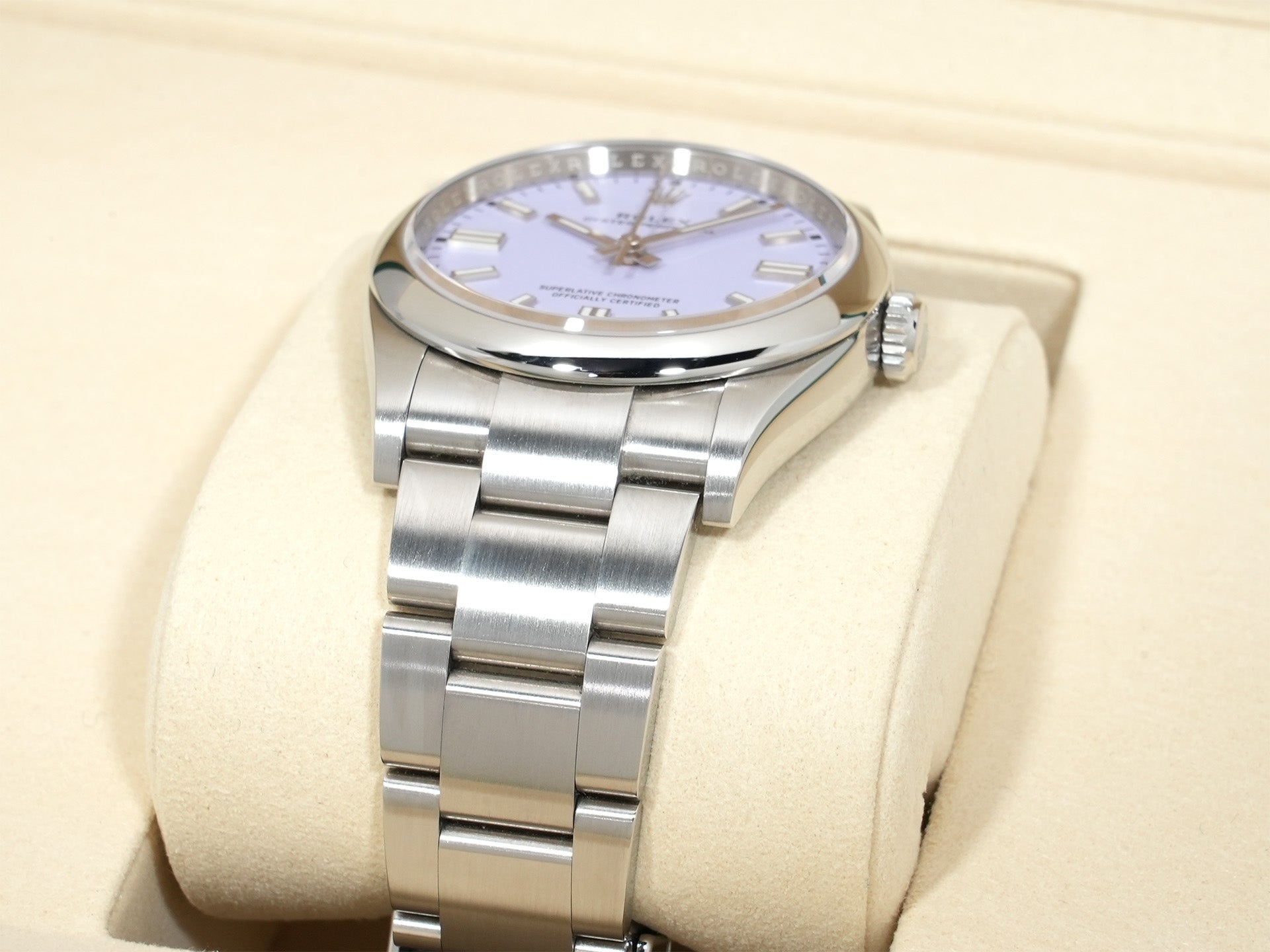 ロレックス オイスターパーペチュアル36 Ref.126000 ステンレススチール ラベンダー文字盤 美中古 uypayapo