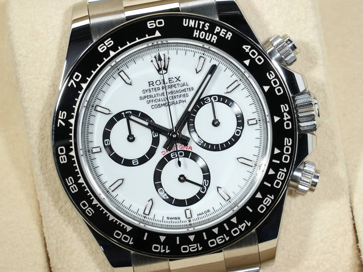 ロレックス デイトナ Ref.126500LN ステンレススチール ホワイト文字盤 美品 ynwohpu7