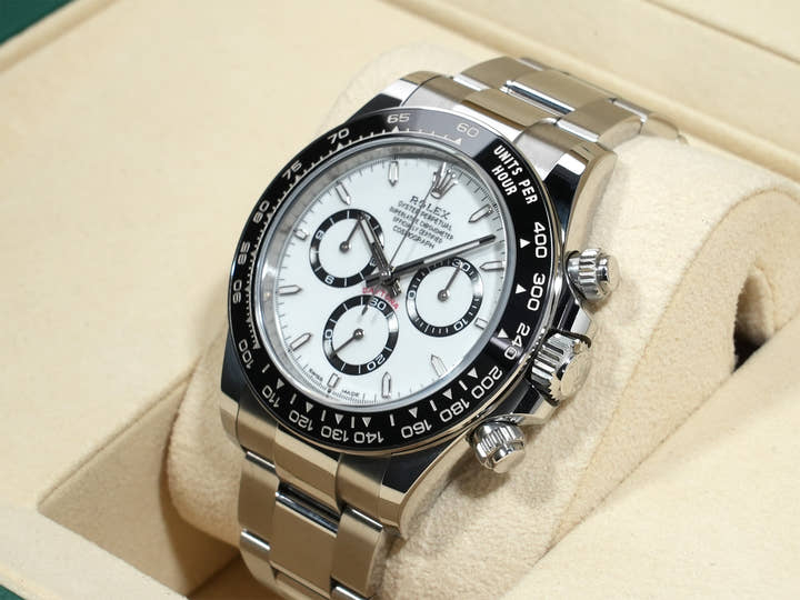 ロレックス デイトナ Ref.126500LN ステンレススチール ホワイト文字盤 美品 ynwohpu7