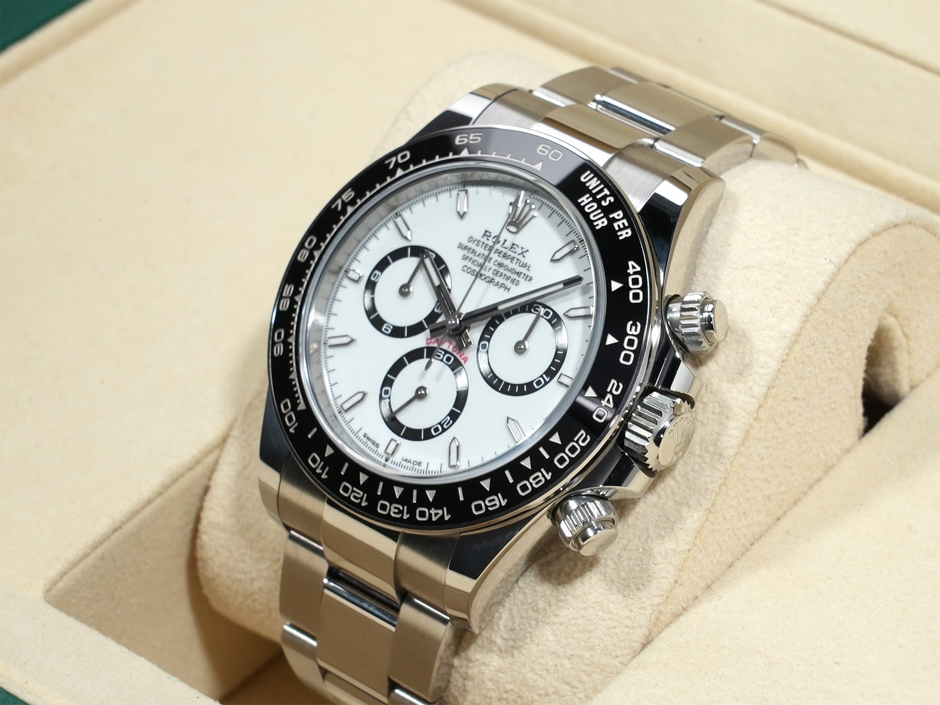 ロレックス デイトナ Ref.126500LN ステンレススチール ホワイト文字盤 美品 ynwohpu7
