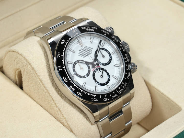 ロレックス デイトナ Ref.126500LN ステンレススチール ホワイト文字盤 美品 ynwohpu7