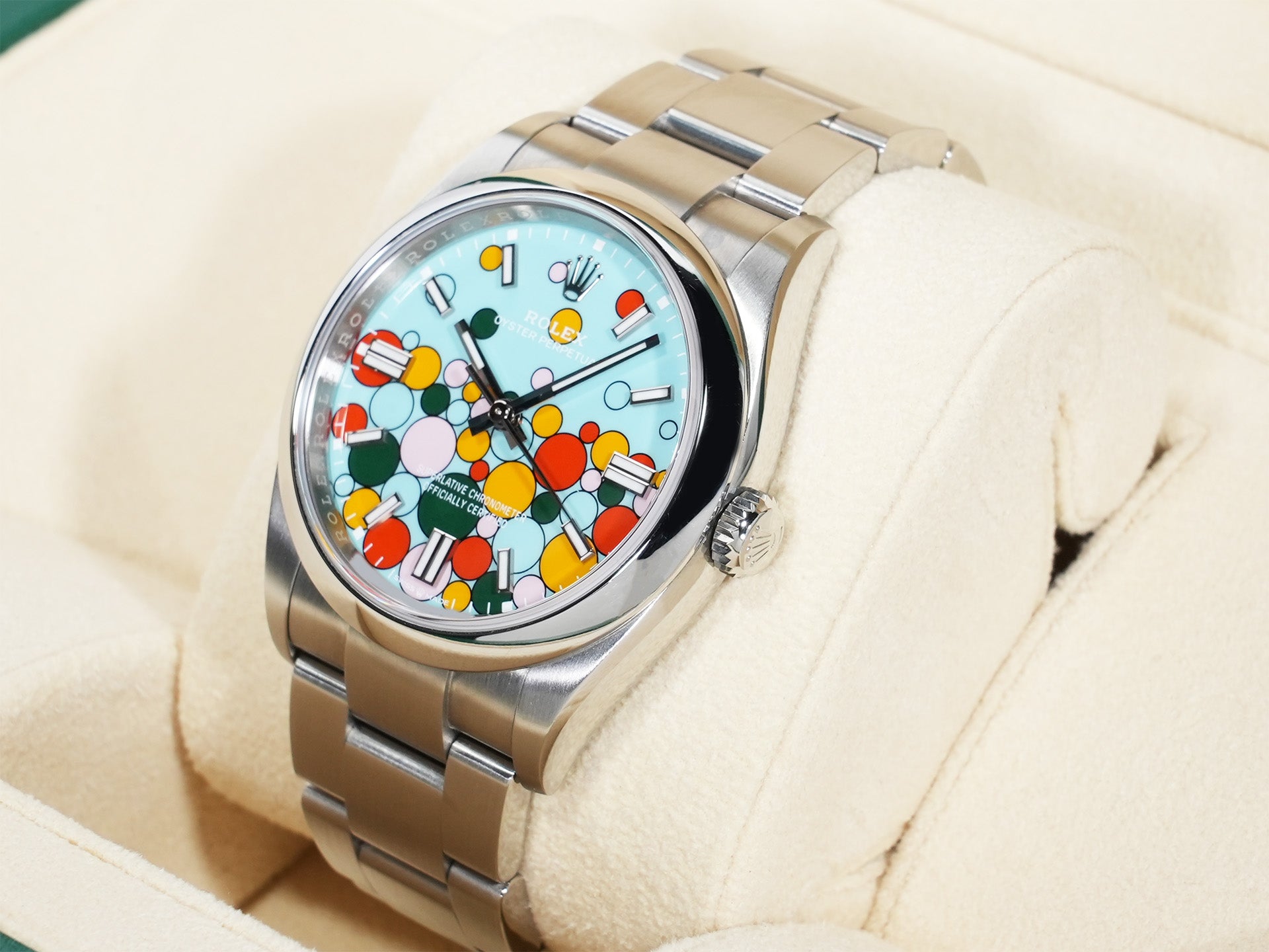 ロレックス オイスターパーペチュアル36 Ref.126000 ステンレススチール セレブレーションモチーフ文字盤 中古 jswiz9ji