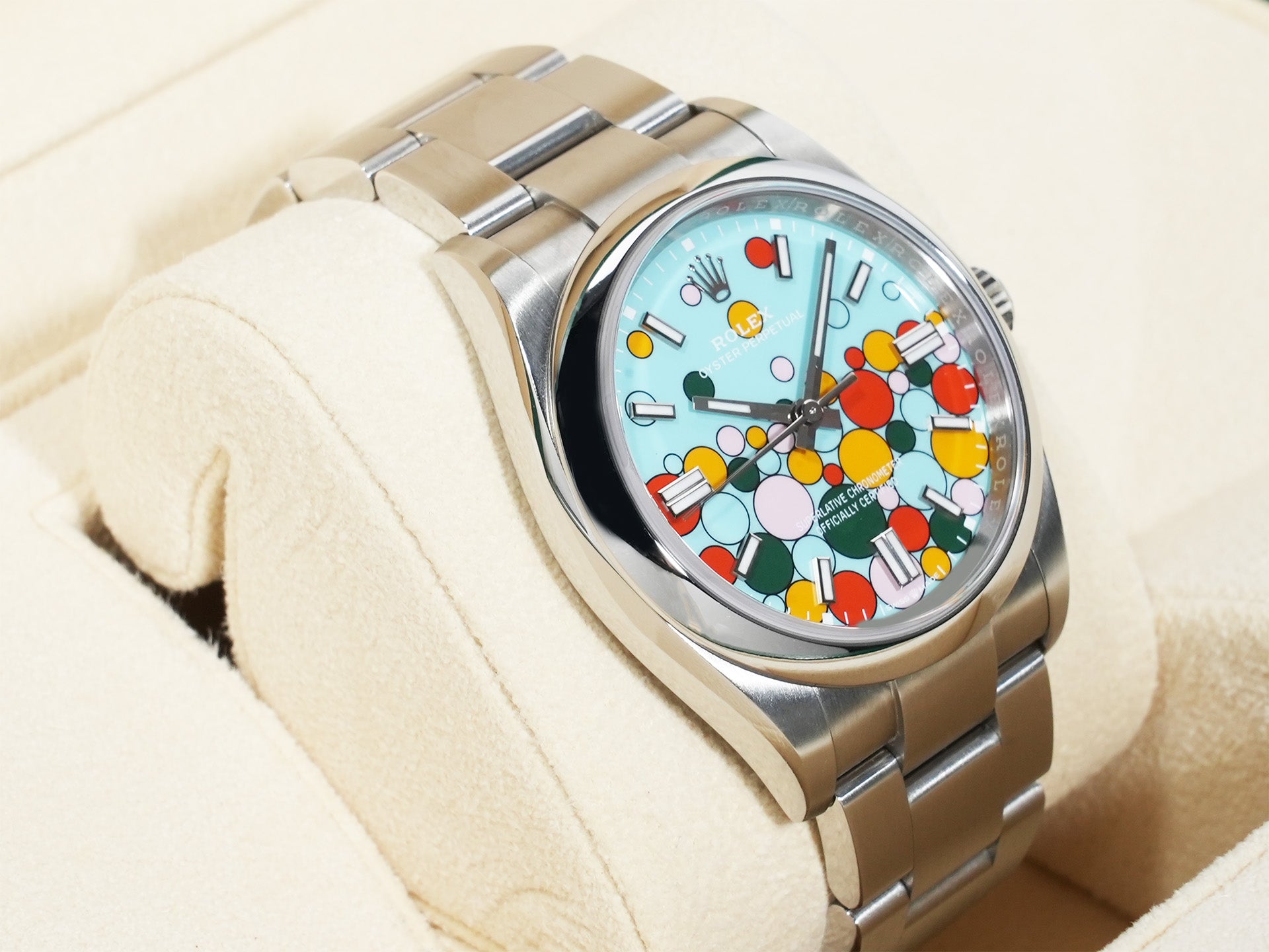 ロレックス オイスターパーペチュアル36 Ref.126000 ステンレススチール セレブレーションモチーフ文字盤 中古 jswiz9ji