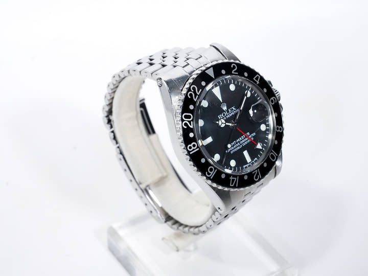 ロレックス GMTマスター Ref.1675 ステンレススチール ブラック文字盤 ジュビリーブレスレット 中古 twp6jqpc
