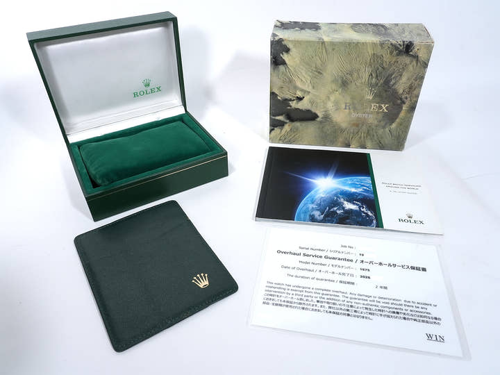 ロレックス GMTマスター Ref.1675 ステンレススチール ブラック文字盤 ジュビリーブレスレット 中古 twp6jqpc